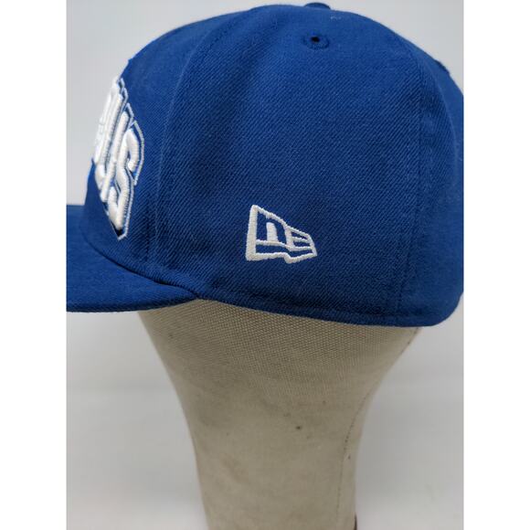 NFL Indianapolis Colts New Era 59Fifty Fitted Hat Size 7 1/8 Blue Embroidered - Picture 5 of 12